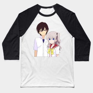 Charlotte- Nao and Yuu Baseball T-Shirt